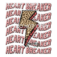 Heart Breaker #9066 Sublimation transfers - Heat Transfer