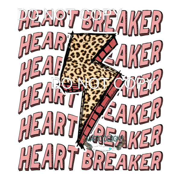 Heart Breaker #9066 Sublimation transfers - Heat Transfer