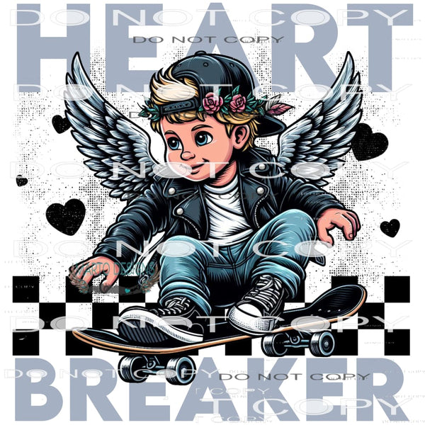 Heart Breaker #9334 Sublimation transfers - Heat Transfer