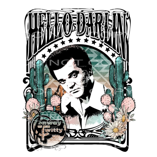 Hello Darlin # 165 Sublimation transfer - Heat Transfer