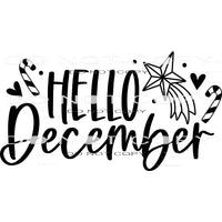 Hello December #7921 Sublimation transfers - Heat Transfer