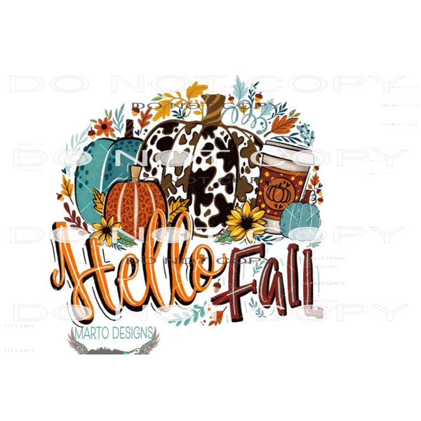 hello fall # 1117 Sublimation transfers - Heat Transfer