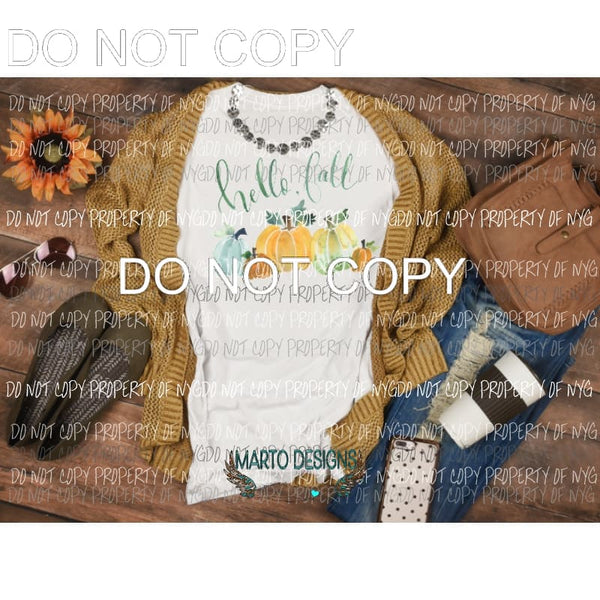 Hello Fall Graphic tee