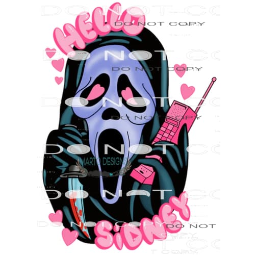 Hello Sidney #6124 Sublimation transfers - Heat Transfer