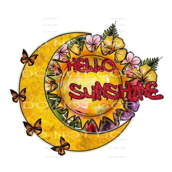 Hello sunshine # 681 Sublimation transfers - Heat Transfer