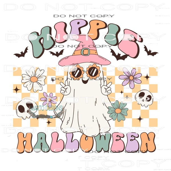 Hippie Halloween #7058 Sublimation transfers - Heat Transfer