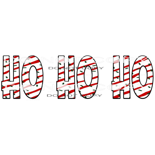 Ho Ho Ho #11175 Sublimation transfers - Heat Transfer