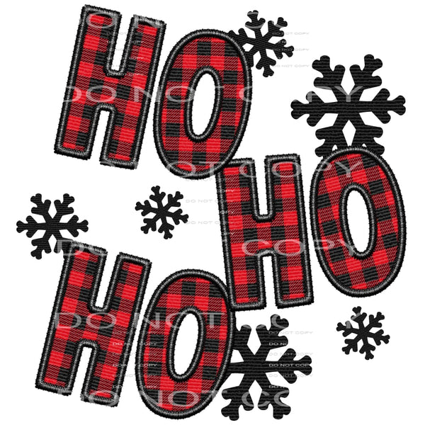 Ho Ho Ho #5971 Sublimation transfers - Heat Transfer Graphic