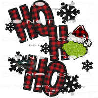 Ho Ho Ho #7460 Sublimation transfers - Heat Transfer Graphic