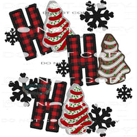 Ho Ho Ho #7462 Sublimation transfers - Heat Transfer Graphic
