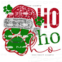 Ho Ho Ho #7464 Sublimation transfers - Heat Transfer Graphic