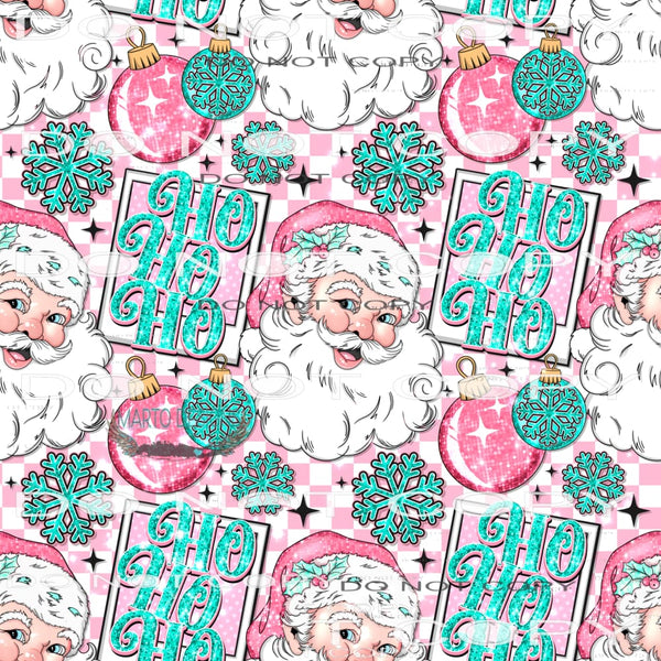 Ho Ho Ho #7513 Sublimation transfers - Heat Transfer Graphic