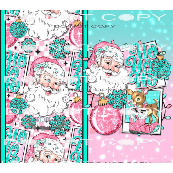 Ho Ho Ho #7516 Sublimation transfers - Heat Transfer Graphic