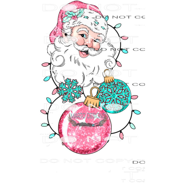 Ho Ho Ho #7525 Sublimation transfers - Heat Transfer Graphic
