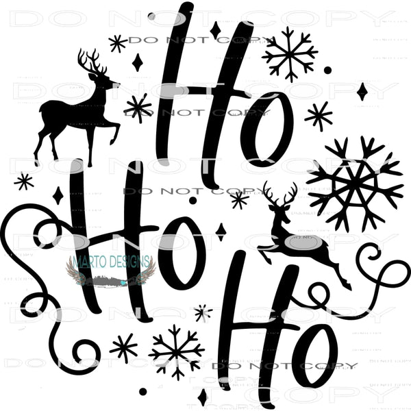 Ho Ho Ho! #7968 Sublimation transfers - Heat Transfer
