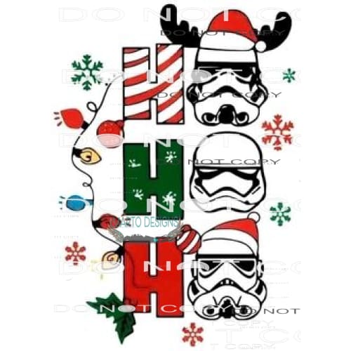 Ho Ho Ho #8115 Sublimation transfers - Heat Transfer Graphic