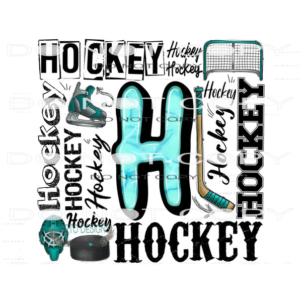 Hockey #10681 Sublimation transfers - Heat Transfer Graphic