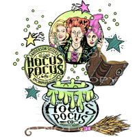Hocus Pocus #6012 Sublimation transfers - Heat Transfer