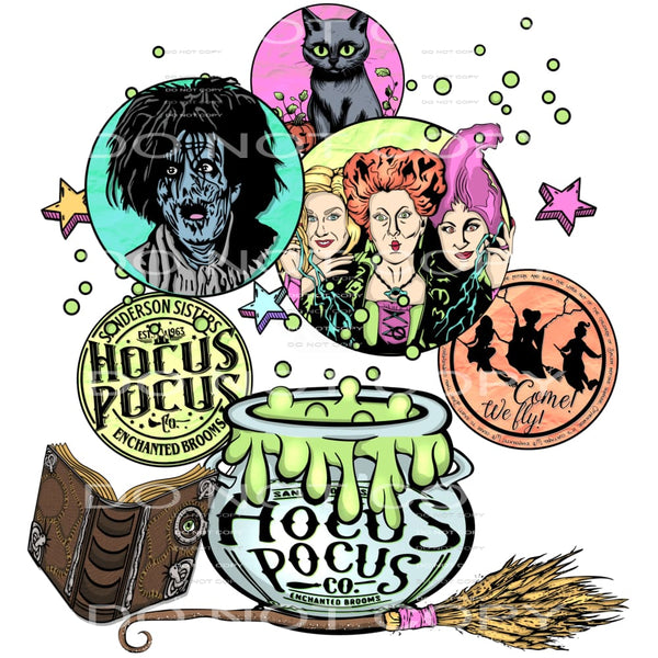 Hocus Pocus #6023 Sublimation transfers - Heat Transfer