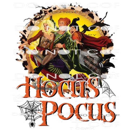 Hocus Pocus #6136 Sublimation transfers - Heat Transfer