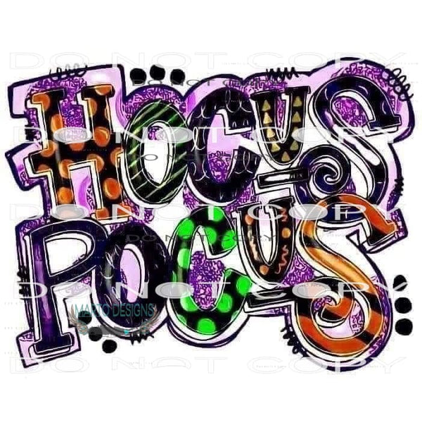 Hocus Pocus #6156 Sublimation transfers - Heat Transfer