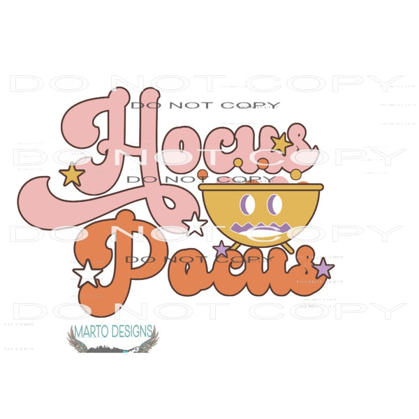 Hocus Pocus #6476 Sublimation transfers - Heat Transfer