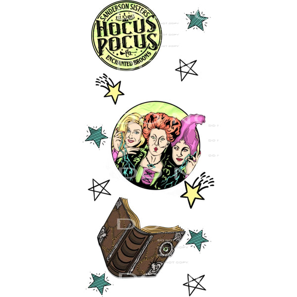 Hocus Pocus Sleeve #6044 Sublimation transfers - Heat