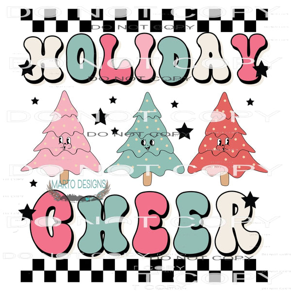 Holiday Cheer #7818 Sublimation transfers - Heat Transfer
