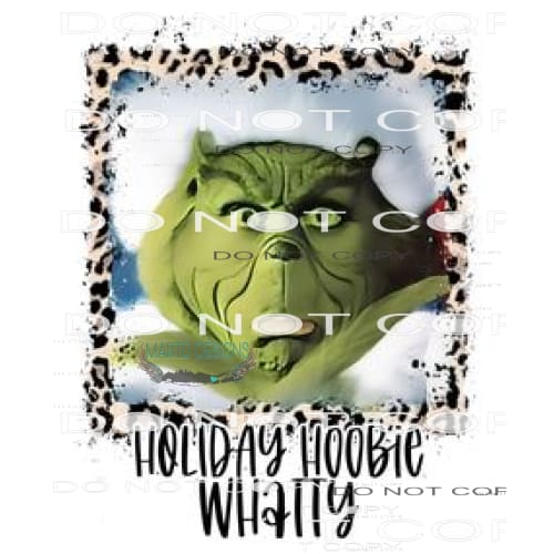 Holiday Hoobie Whatty #8103 Sublimation transfers - Heat