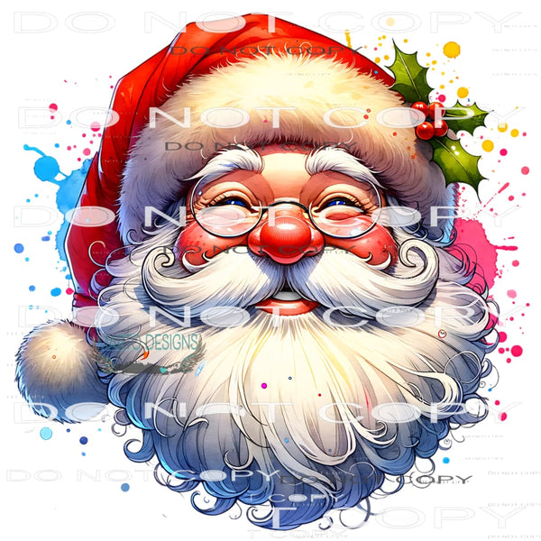 Holly Jolly Santa #11131 Sublimation transfers - Heat