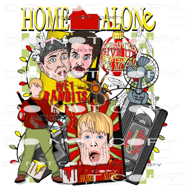 Home Alone #7519 Sublimation transfers - Heat Transfer