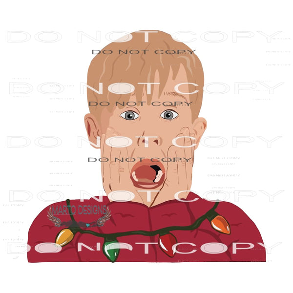 Home Alone #7713 Sublimation transfer - Heat Transfer