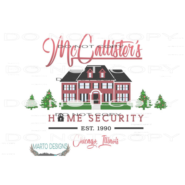 Home Alone Christmas # 4414 Sublimation transfers - Heat
