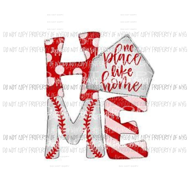 Home baseball #11 red Sublimation transfers Heat Transfer