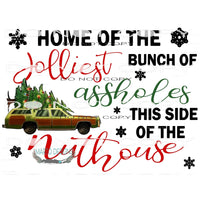 home of the jollies clark sign # 1064 Sublimation transfers
