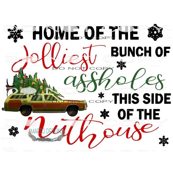 home of the jollies clark sign # 1064 Sublimation transfers