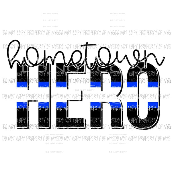 Hometown Hero EMS Sublimation transfers Heat Transfer