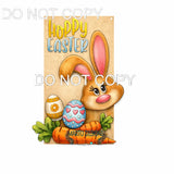 Hoppy Easter Door Hanger # 005 Wood Laser Blank | DIY Craft