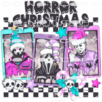 Horror Christmas #6903 Sublimation transfers - Heat Transfer