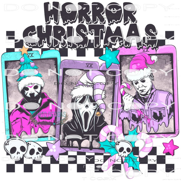 Horror Christmas #6903 Sublimation transfers - Heat Transfer
