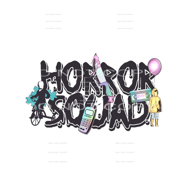 Horror Squad #5740 Sublimation transfers - Heat Transfer