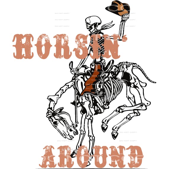 Horsin around # 558 Sublimation transfers - Heat Transfer