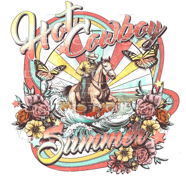 Hot cowboy summer # 313 Sublimation transfers - Heat