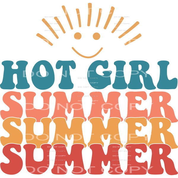 Hot Girl Summer #5094 Sublimation transfers - Heat Transfer