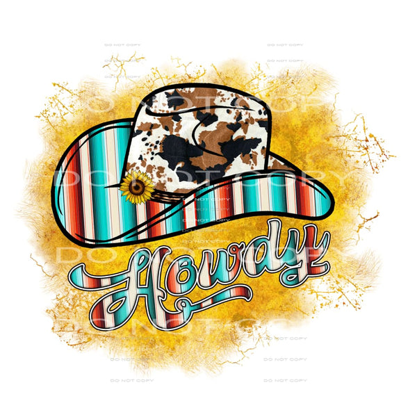 Howdy # 605 Sublimation transfers - Heat Transfer Graphic