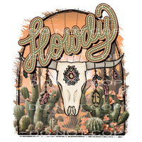 Howdy boho # 777 Sublimation transfers - Heat Transfer