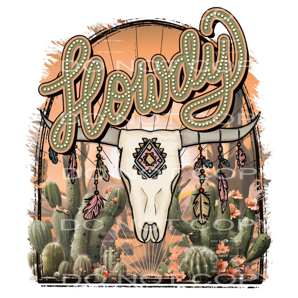 Howdy boho # 777 Sublimation transfers - Heat Transfer