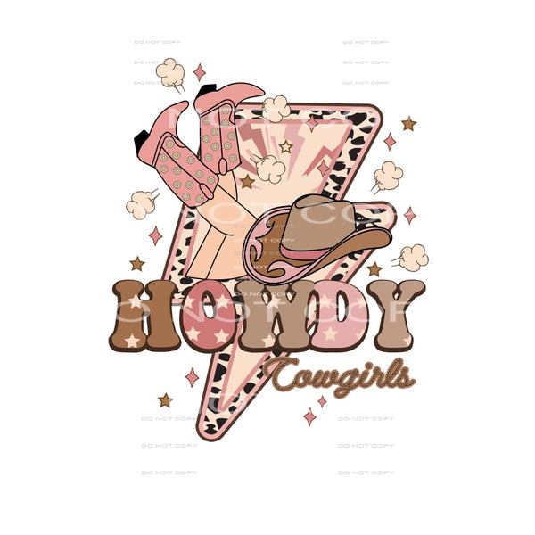 Howdy Cowgirls # 232 Sublimation transfers - Heat Transfer