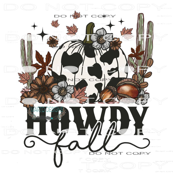 Howdy Fall #6857 Sublimation transfers - Heat Transfer