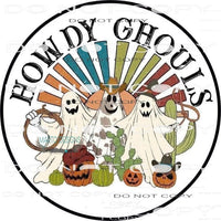Howdy Ghouls #6135 Sublimation transfers - Heat Transfer